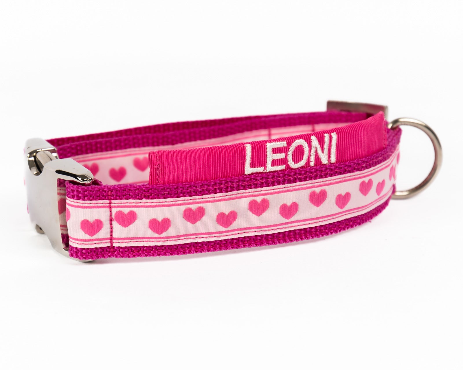 Hundehalsband Modell "Leoni" aus der Kollektion Herzallerliebst Style.
