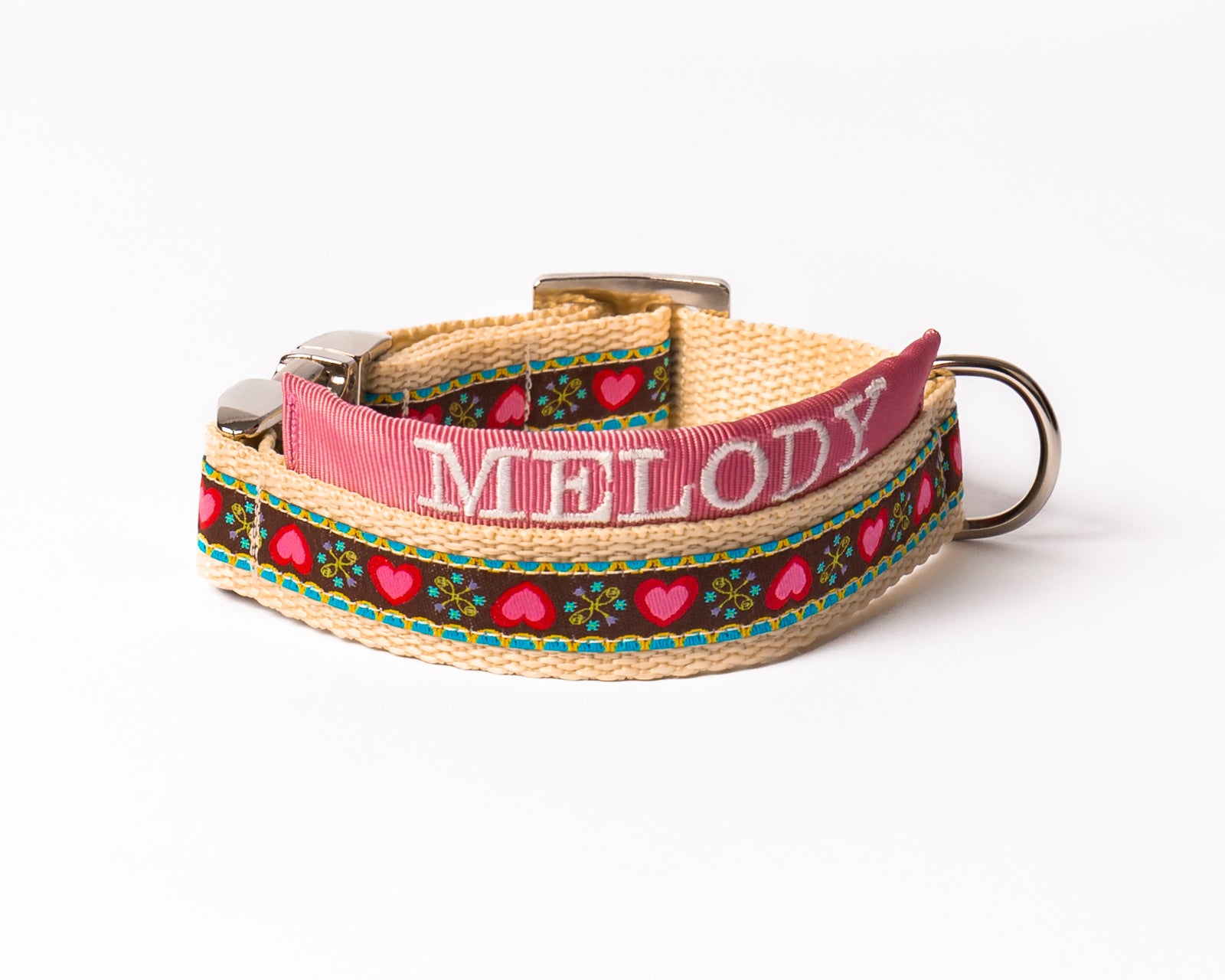 Hundehalsband Modell "Melody" aus der Kollektion Herzallerliebst Style.