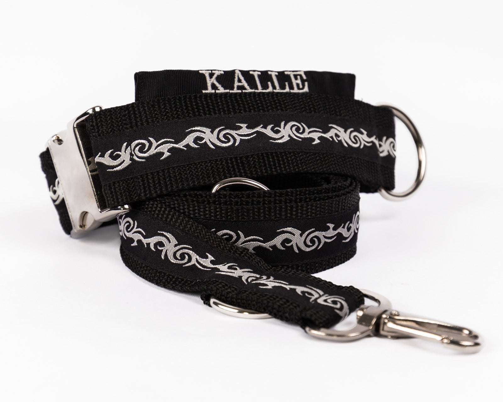 Hundehalsband und Hundeleine im Set Princess Style Modell "Kalle".