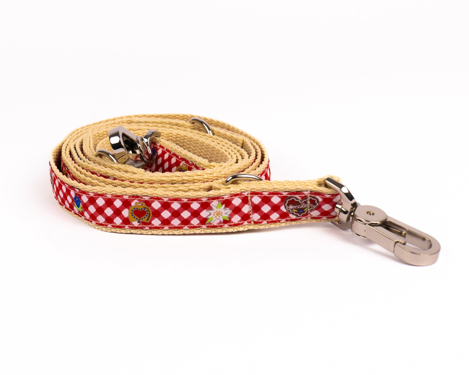 Hundeleine Modell "Milo" aus der Kollektion Herzallerliebst Style.