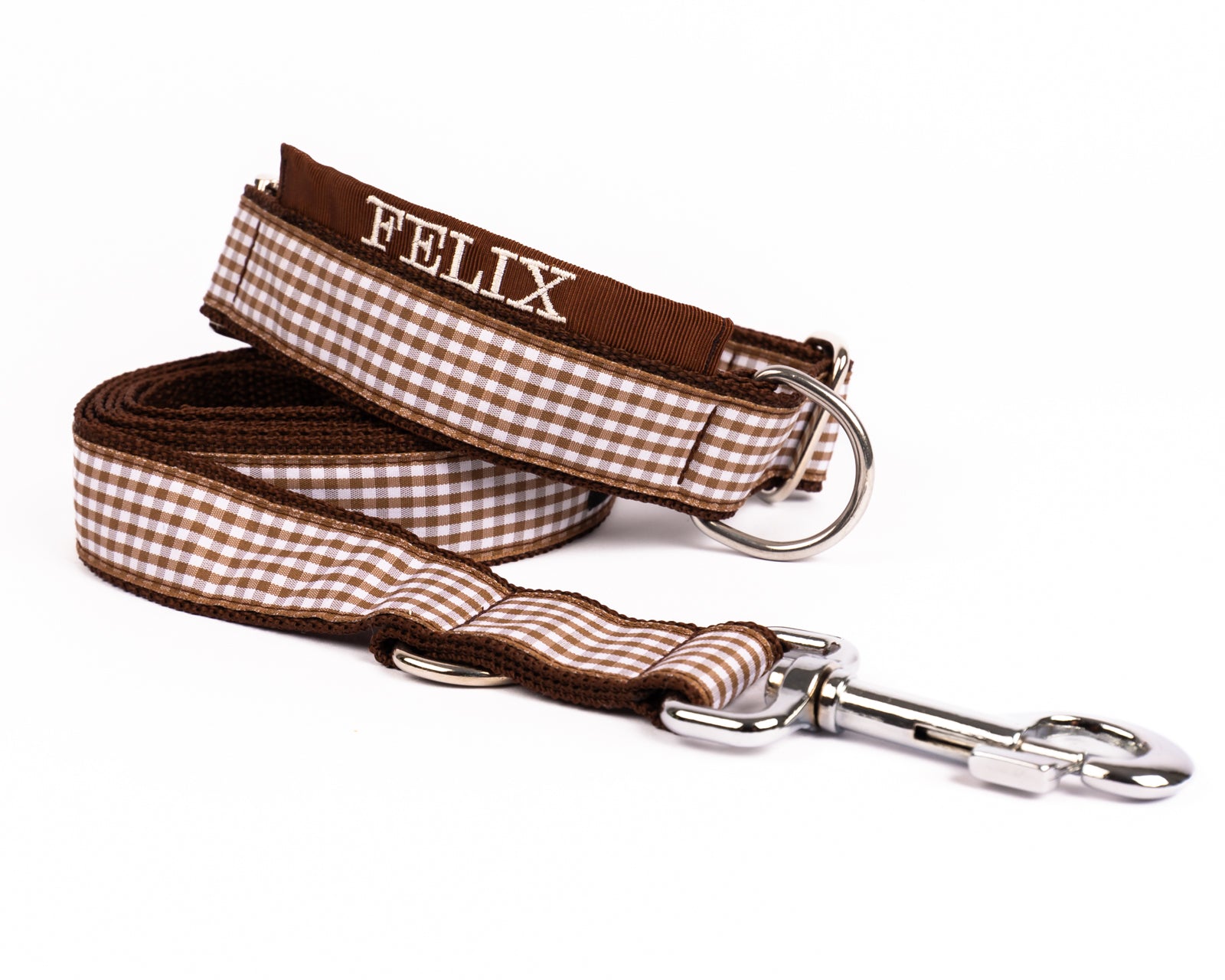 Hundeleine und Hundehalsband im Set Modell "Felix" aus der Kollektion Golf Style.