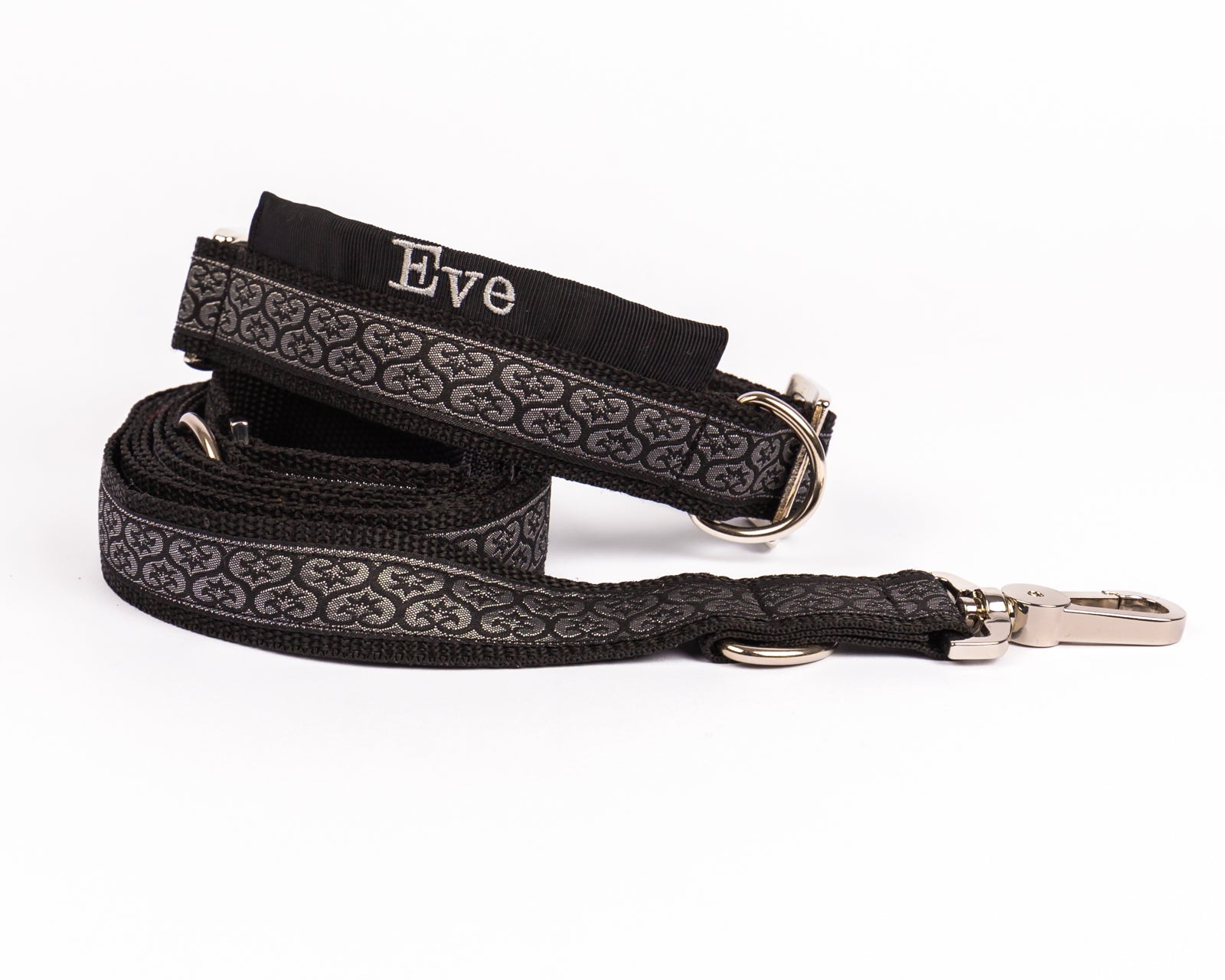 Hundeleine und Hundehalsband im Set Modell "Eve" aus der Kollektion Princess Style