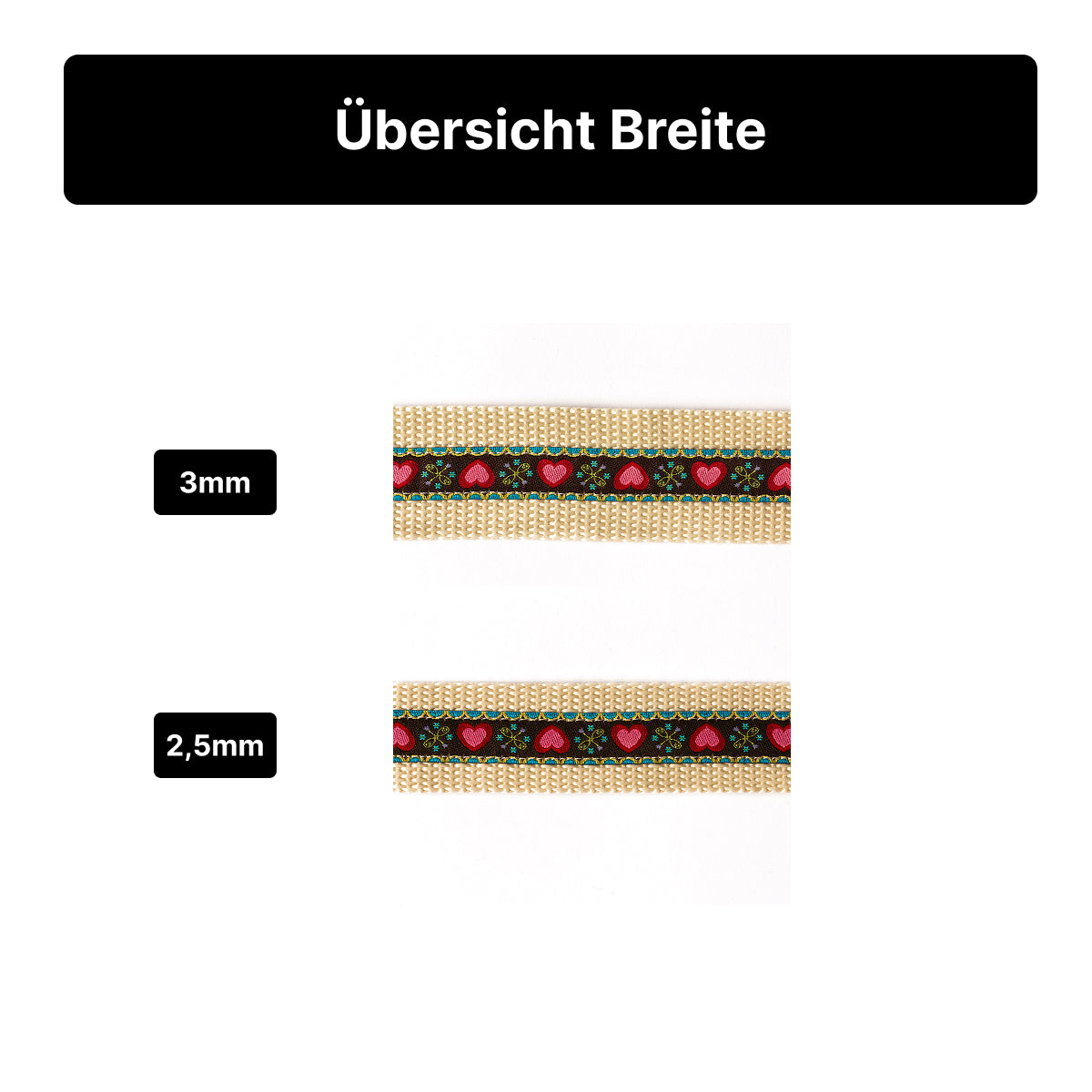 Halsband MELODY "Herzallerliebst Style"