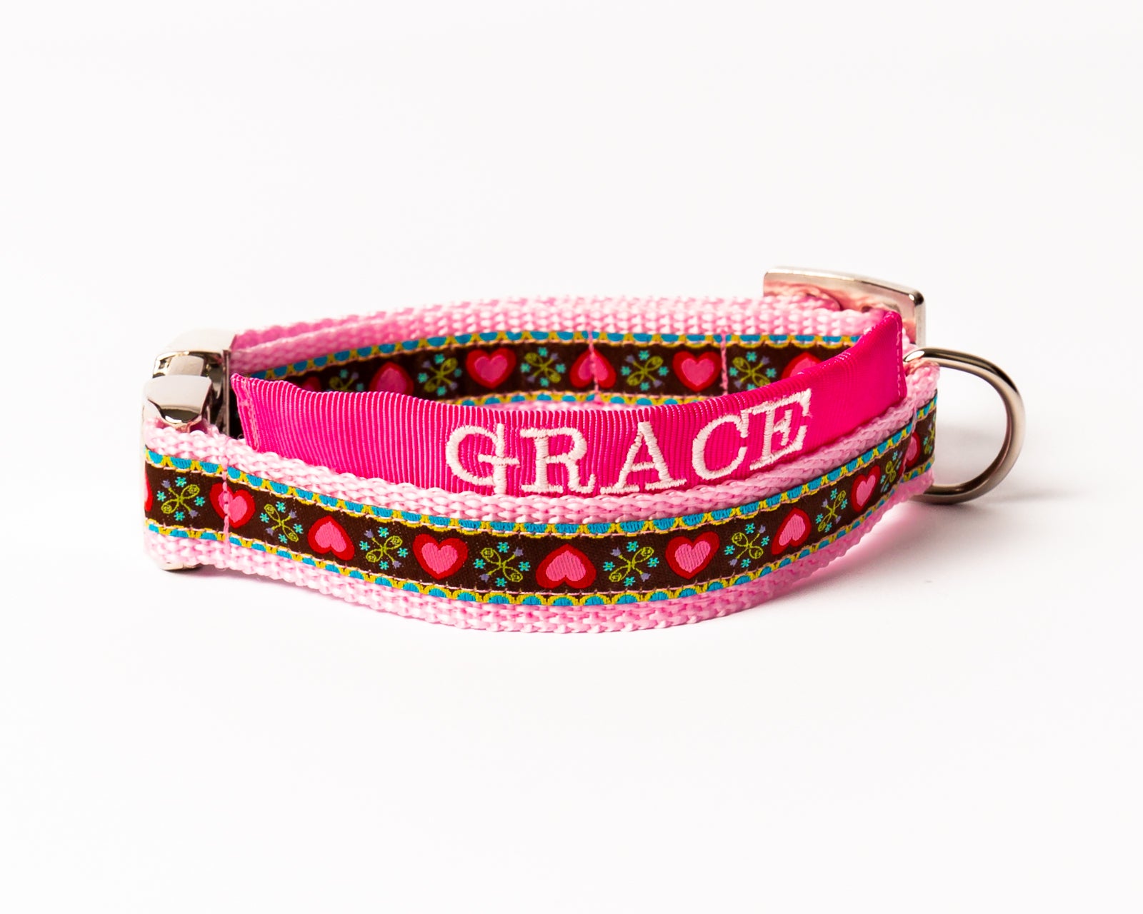 Hundehalsband Modell "Grace" aus der Kollektion Herzallerliebst Style.