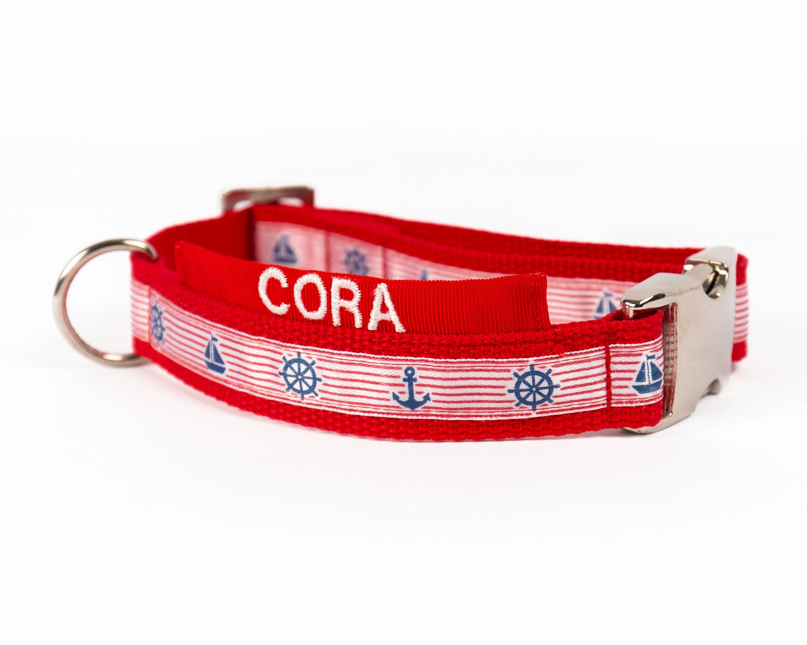 Hundehalsband Modell "Cora" aus der Kollektion Maritim Style.