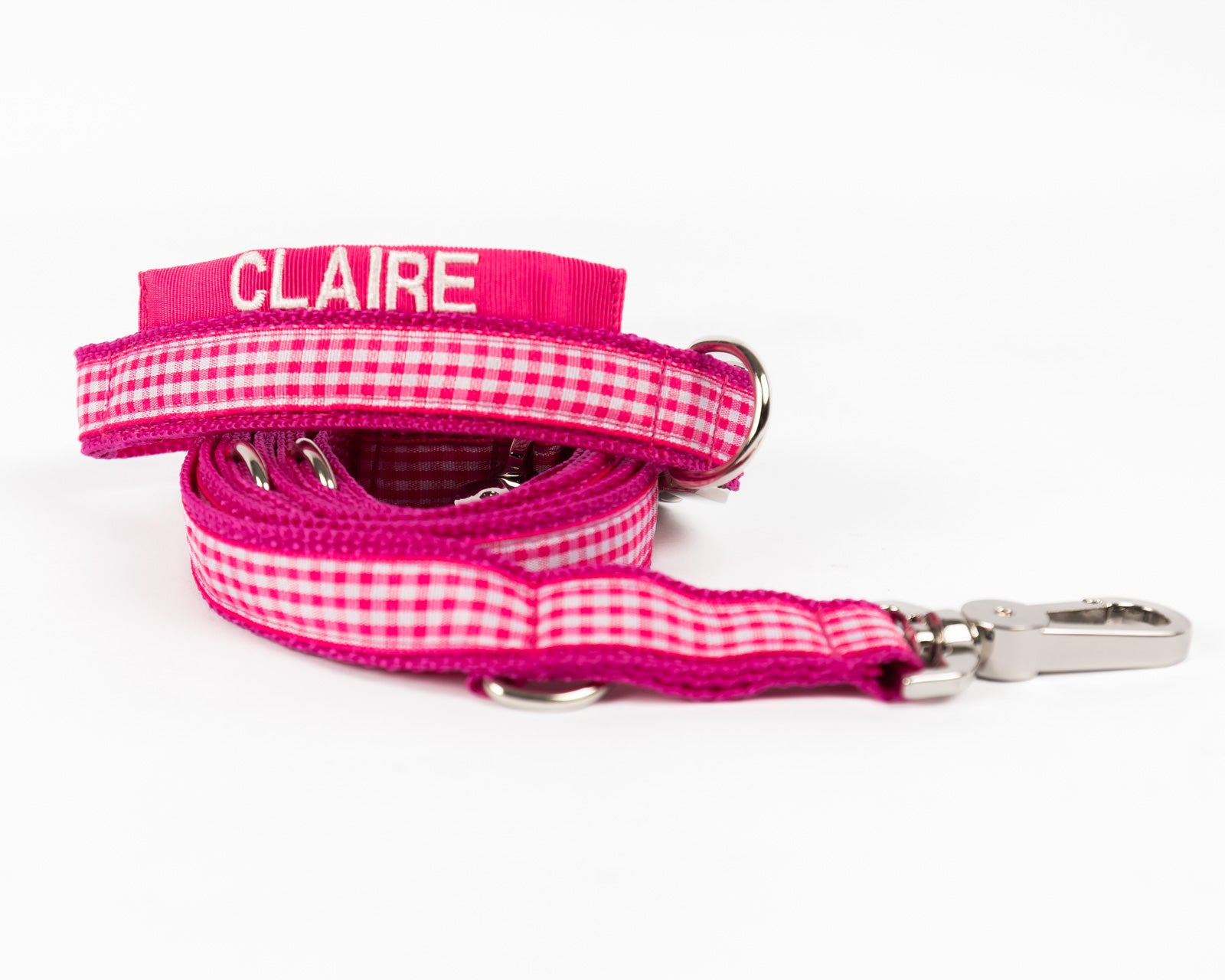 Hundeleine und Hundehalsband im Set Modell "Claire" aus der Kollektion Golf Style.