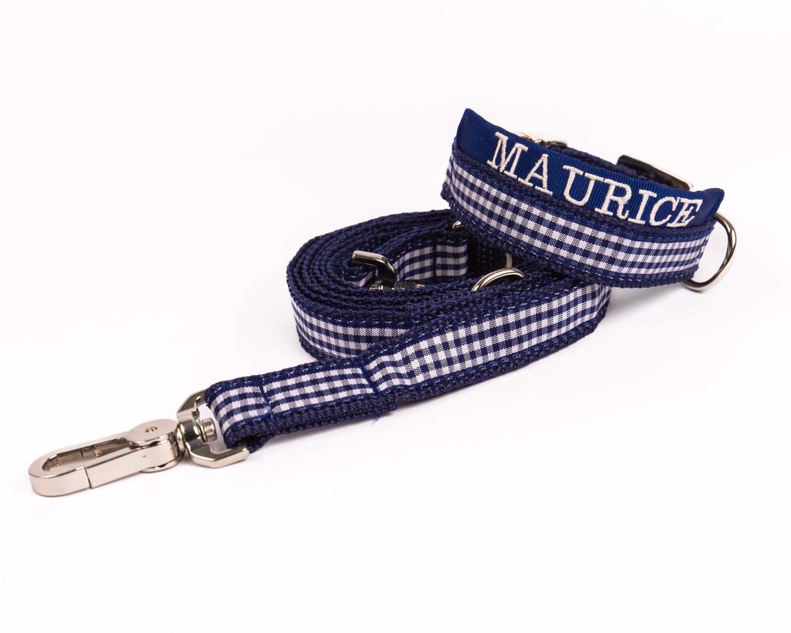 Hundeleine und Hundehalsband im Set Modell "Maurice" aus der Kollektion Golf Style.