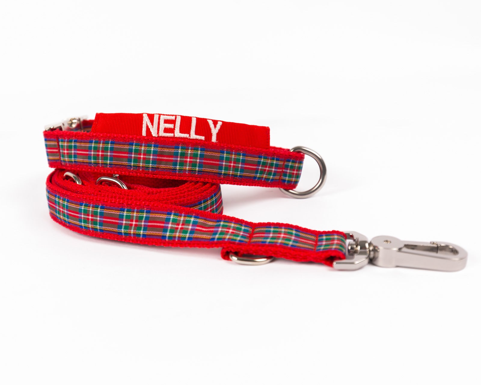 Hundehalsband und Hundeleine im Set Modell "Nelly" aus der Kollektion Golf Style.