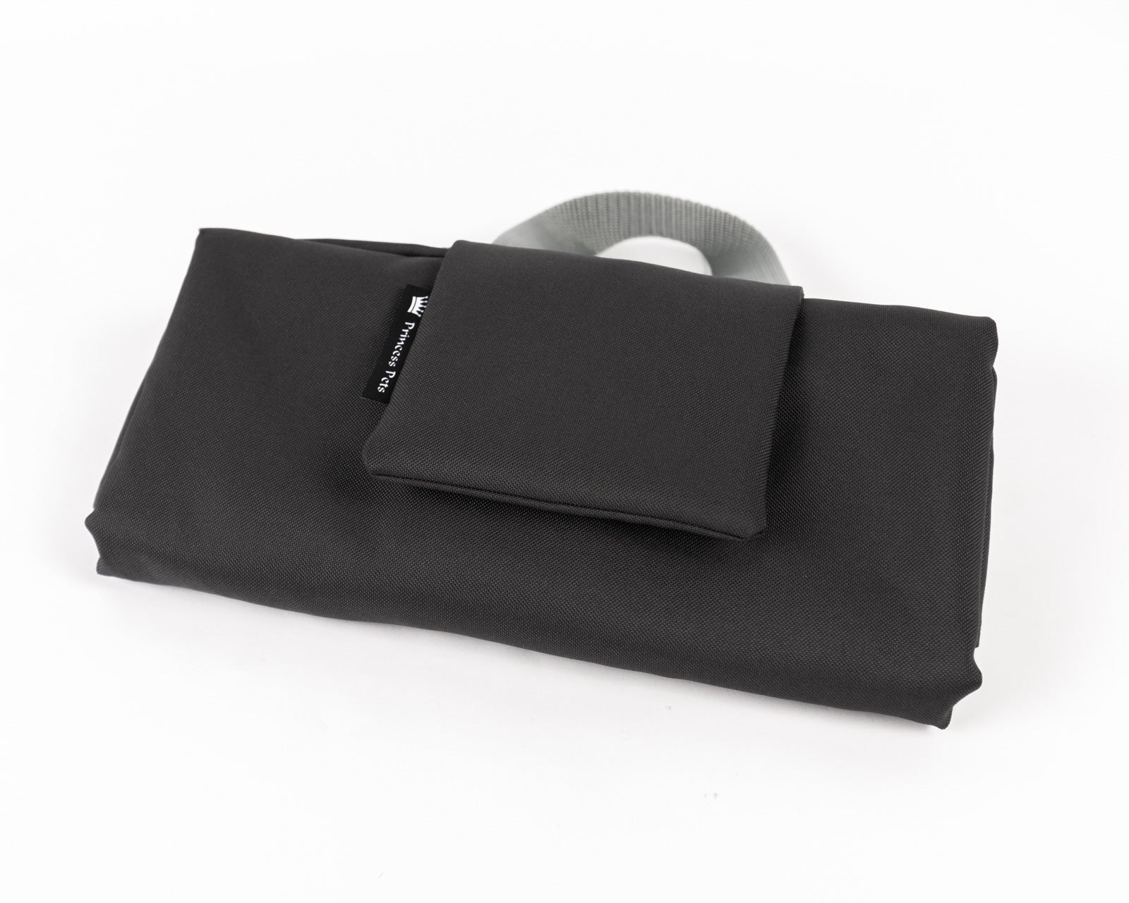 Schwarze Hundereisedecke.